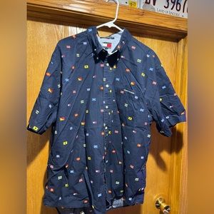 Vintage Tommy Hilfiger Nautical Fishing Shirt